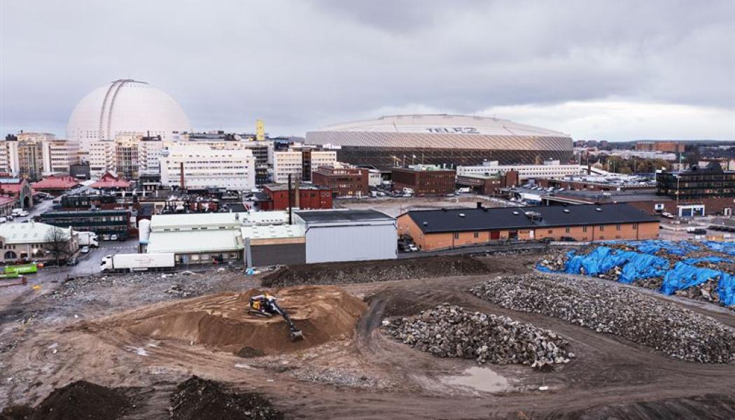 Slakhusområdet i Stockholm. Foto: Skanska 