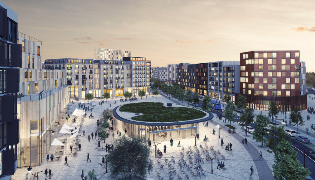 Framtidens lösningar för citylogistik kommer att testas i Barkarbystaden i Järfälla kommun. Foto: Sustainable Innovation