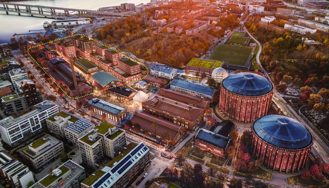 GASVERKET visionsbild. Foto: CA Fastigheter