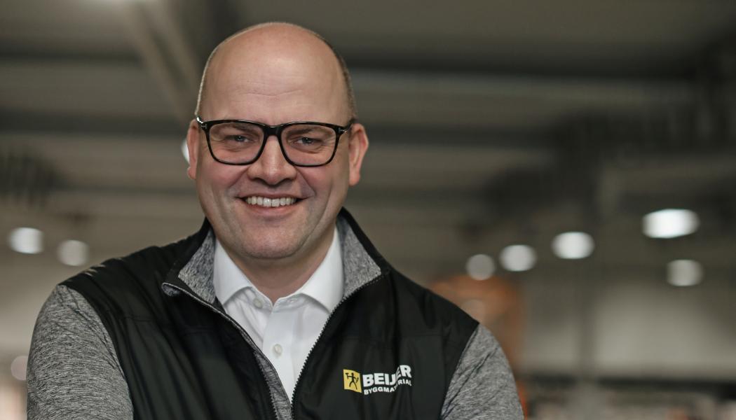 Geir Thomas Fossum. Pressbild: Beijer Byggmaterial