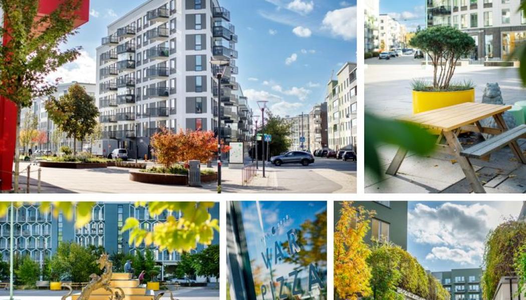Tio år av utveckling. I dag står 20 kvarter klara och mer än 7 000 människor bor, lever, arbetar och utvecklas i den nya stadsmiljön i Barkarby. Foto: Järfälla kommun