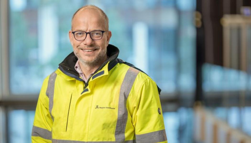 Johan Barntmark, avdelningschef, Avdelning väst. Foto: Region Stockholm / Jann Lipka