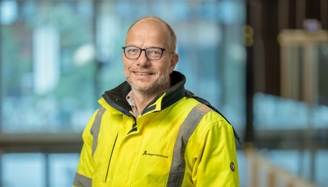 Johan Barntmark, avdelningschef, Avdelning väst. Foto: Region Stockholm / Jann Lipka