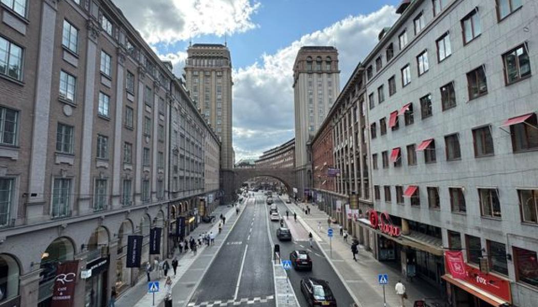 Kungsgatan efter grundförstärkningen. Foto: Anette Ullskog