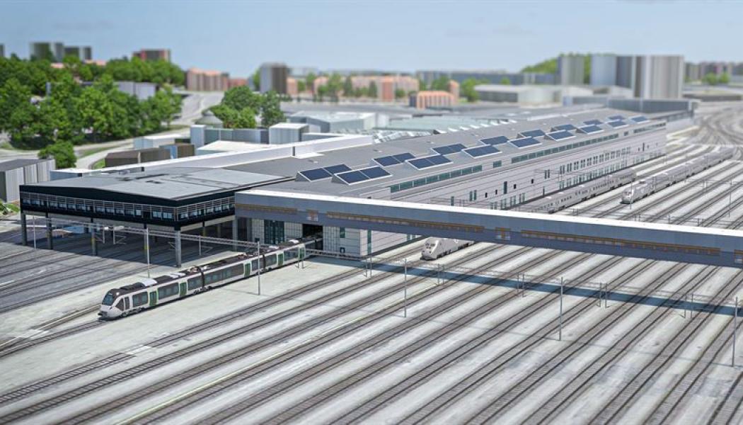 Västra vagnhallen. Bild: NCC