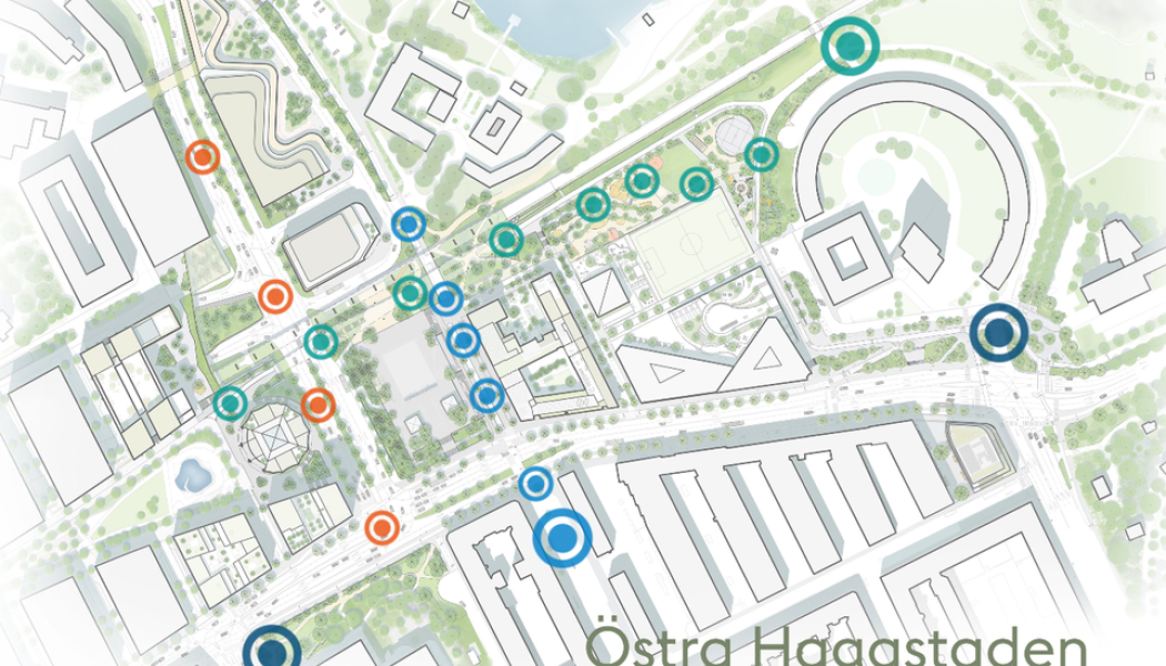 3D visualiseringsprogram för Östra Hagastaden. Illustration: White Arkitekter/Robert Niziolek Stockholms stad