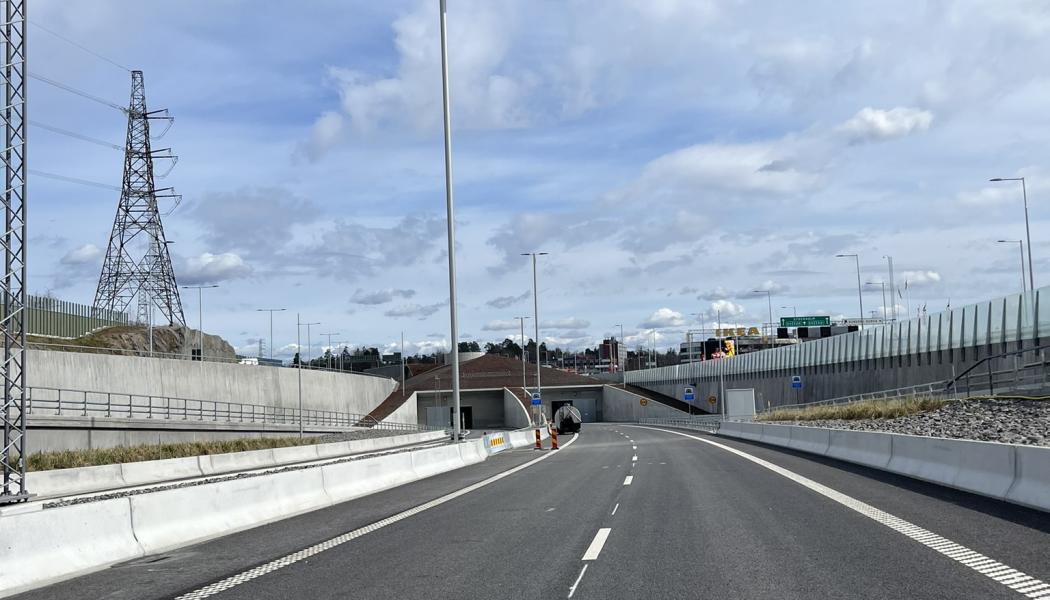 Södra tunneln, Förbifart Stockholm. Foto: Peab