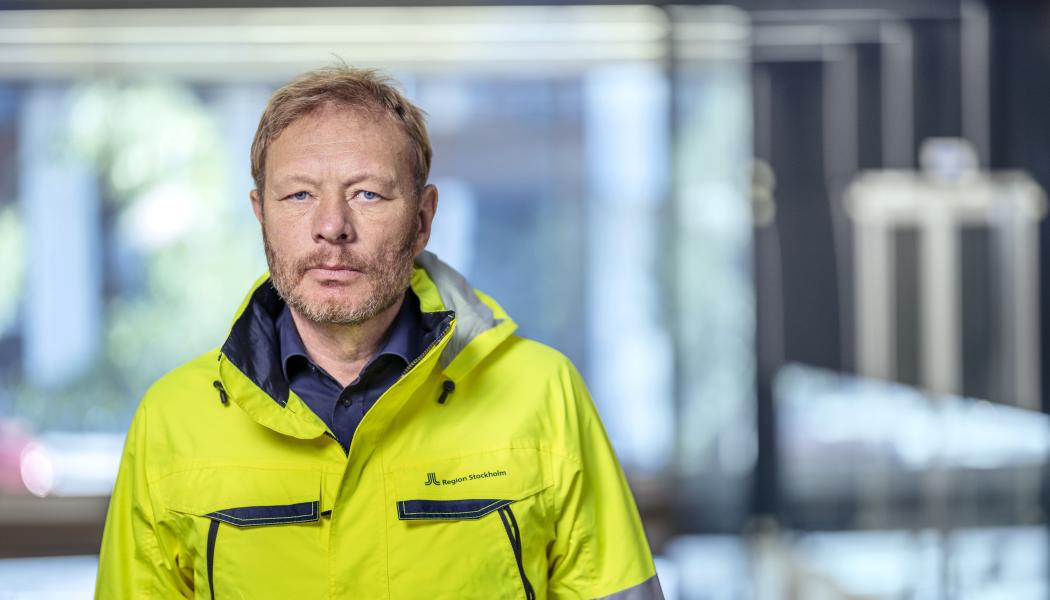 Per Ling-Vannerus, förvaltningschef för Region Stockholms förvaltning för utbyggd tunnelbana. Foto: Region Stockholm/Jann Lipka