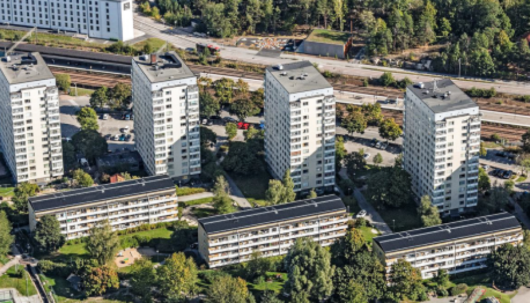 Översiktsbild över Singnalisten. Pressbild: M3 Bygg