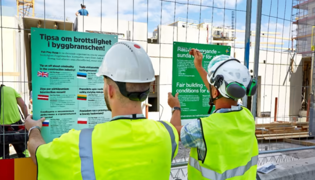 LKFs hyresgäster ska kunna lita på att deras hem är byggda på rätt värderingar. LKF arbetar proaktivt för en rättvis konkurrens på lika och schyssta villkor – i hela kedjan av byggentreprenörer. Foto: Bengt Alm/Rättvist byggande.