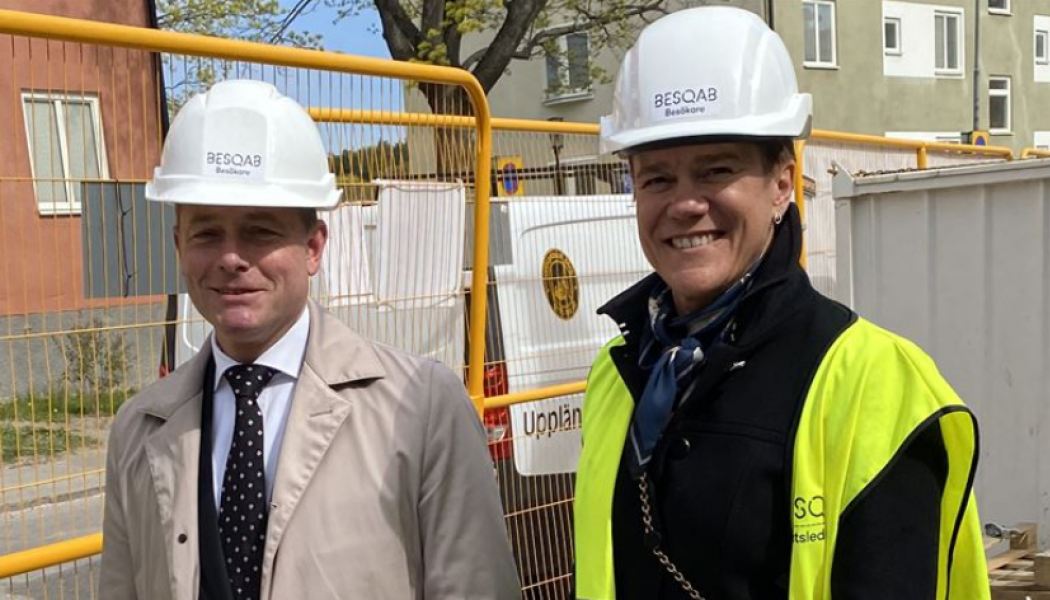 Joakim Larsson Carola Lavén. Foto: Besqab
