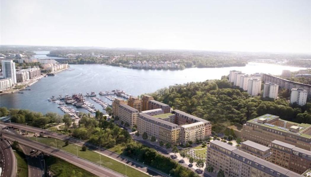 Översiktsbild över Solna. Pressbild: Kjellander Sjöberg