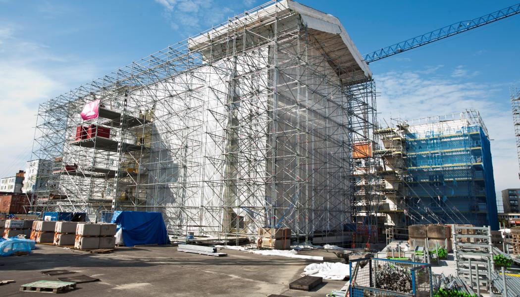 Att dimensionera ställningar på ett korrekt sätt är en av de viktigaste säkerhetsåtgärderna, enligt Håkan Carlsson på STIB. Foto: No1 Scaffolding Company AB.