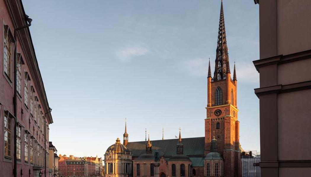 Start för restaureringen av Riddarholmskyrkans spira samt invigning av ny utställning