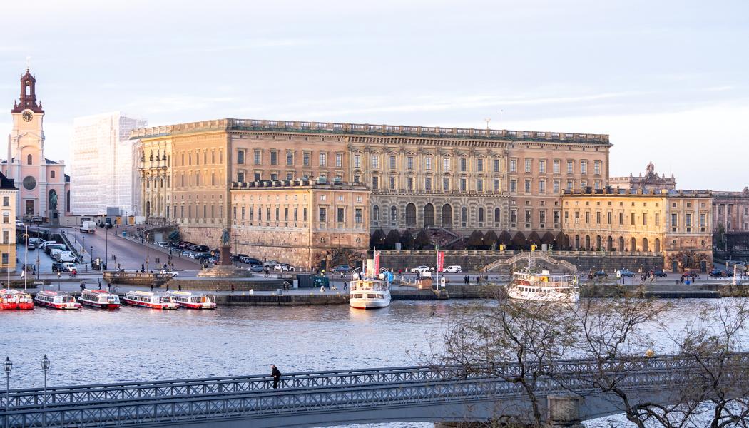Stockholms slott och Storkyrkan, vy från Skeppsholmen. Av: Peder Lindbom, AIX
Upphovsrätt: AIX Arkitekter