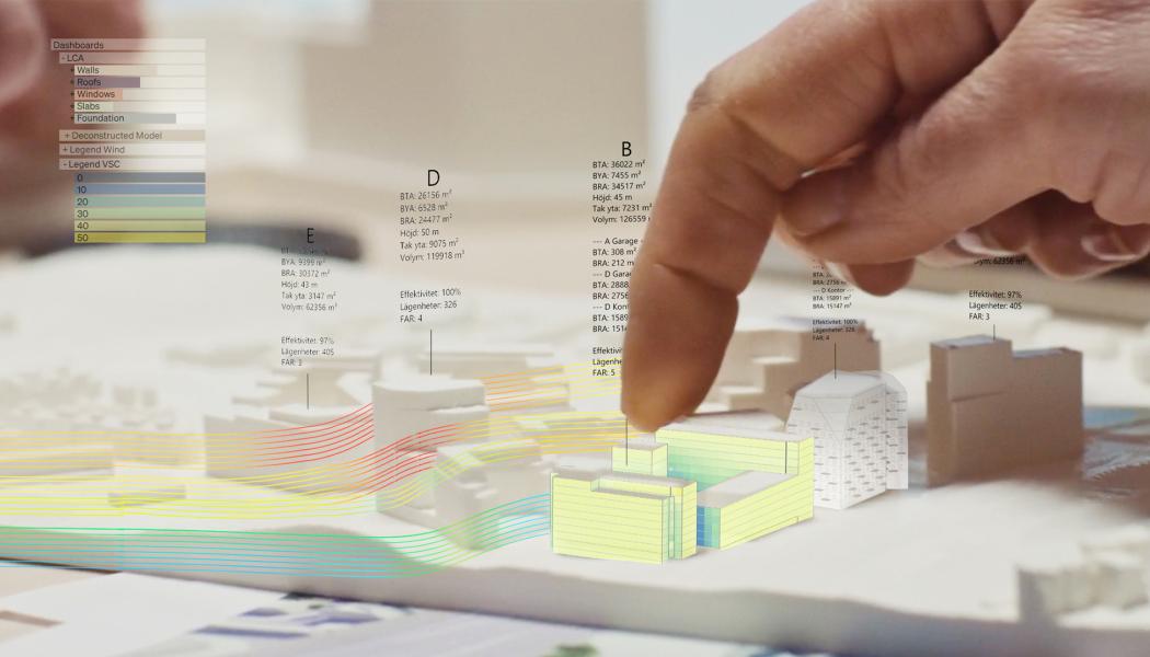 The Augmented Architect är en serie digitala verktyg för effektiva, kvalitativa och hållbara projekt. Bild: LINK Arkitektur
