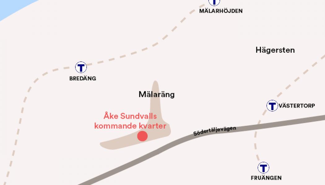 Illustrerad karta över området. 