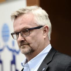 Maja Suslin/TT: Mats Åkerlind, vice vd och förhandlingschef på Byggföretagen. Arkivbild.