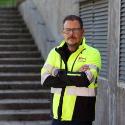Emil Persson, Byggnads avtalssekreterare Foto: Byggnads
