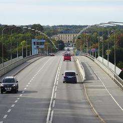 Nockebybron, vy mot Drottningholm. Foto: Wikimedia Commons