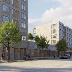 Rendering över Slakthushallen. Foto: K2A
