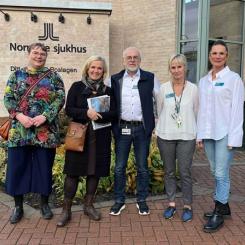 Representanter från White Arkitekter, Locum och Tiohundra. Foto: Locum