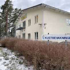 Kustbevakningens kontorsbyggnad i Skavsta.