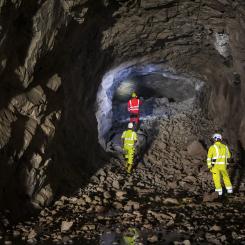 Nu är den fyra km långa avloppstunneln under Bromma färdigsprängd. Foto: Mikael Ullén