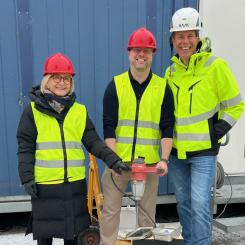 Byggstart av 308 bostäder i Sollentuna. Pressbild: Resona