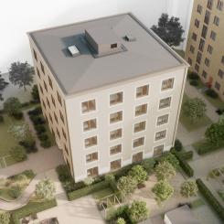 Gårdshus överblick. Pressbild: MVB