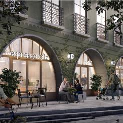 Kvarteret blir ett variationsrikt bostadskomplex som även inkluderar flera olika typer av verksamheter.