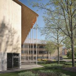 Huvudstaskolan. Pressbild: Peab