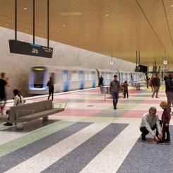 Visionsbild av Järlas plattform: Region Stockholm/Sweco