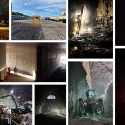 Kollage av flera av bilderna som tagits av nya tunnelbanans medarbetare. Foto: Region Stockholm.