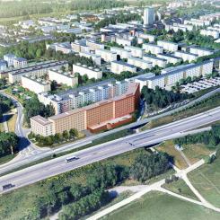 Krällingegränd i Tensta. Pressbilder: Familjebostäder