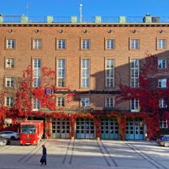 Kungsholmens brandstation som byggdes på 1930-talet. Foto: Ylva Berglund, Stockholms stad.