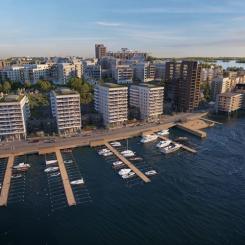 Kvarnholmen i Nacka.  Pressbild: Peab