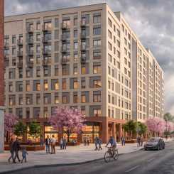 Fabege bygger, genom dotterbolaget Birger Bostad, ett äldreboende i Haga Norra i Solna. Pressbild: Stockholms Sjukhem