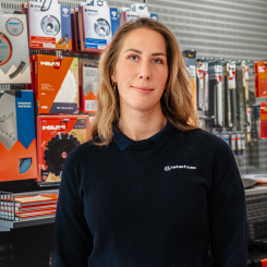 Linnéa Widerdal tillträdde som Lambertssons nya depåchef i Frihamnen i i höstas. Foto: Lambertsson