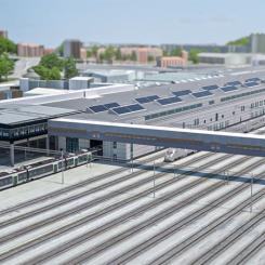 Västra vagnhallen. Bild: NCC