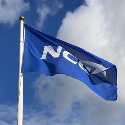 NCC flagga. Pressbild: NCC