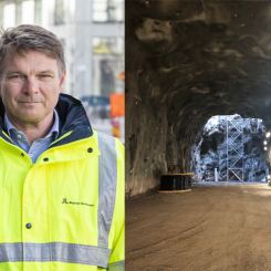 Niklas Bergman, förvaltningschef på Region Stockholms förvaltning för utbyggd tunnelbana. Foto: Region Stockholm
