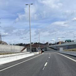 Södra tunneln, Förbifart Stockholm. Foto: Peab