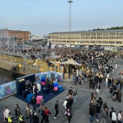 En utomhusarena på 15 000 kvadratmeter med kapacitet för upp till 20 000 besökare planeras bli Stockholms nästa större livescen. Bild: B-K