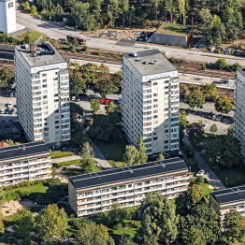 Översiktsbild över Singnalisten. Pressbild: M3 Bygg