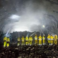 Genomslag av tunnlar mellan Skärholmen – Sätra. Foto: Trafikverket