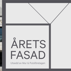 Vinnarna Årets fasad 2025. Pressbild: Mur & Putsföretagen